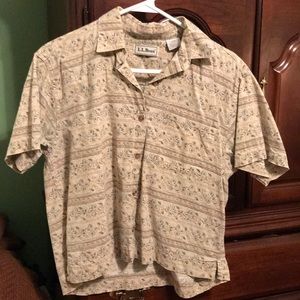 L.L. Bean button up women’s shirt